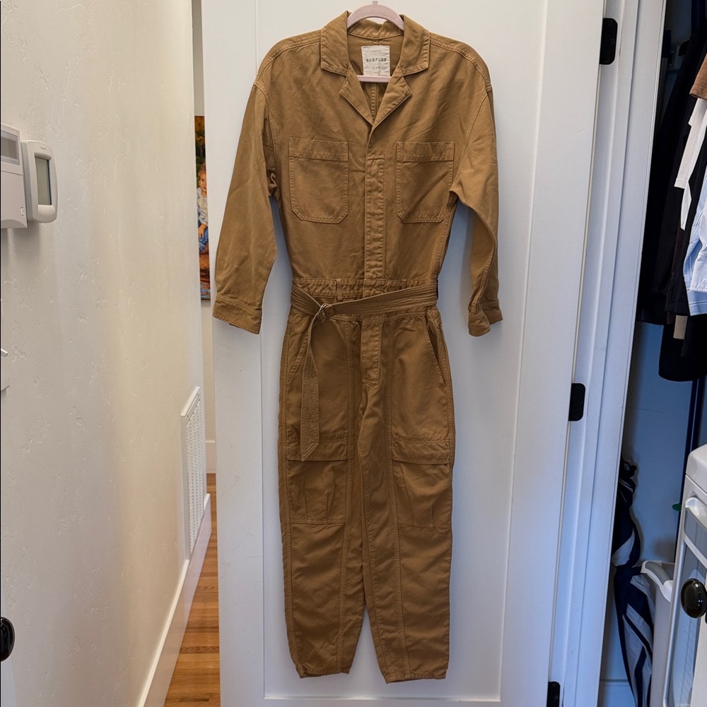 Citizens of Humanity Tan Utility Jumpsuit